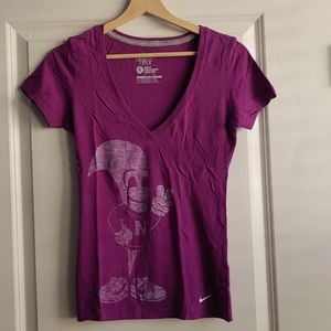 Nike deep v-neck graphic tee